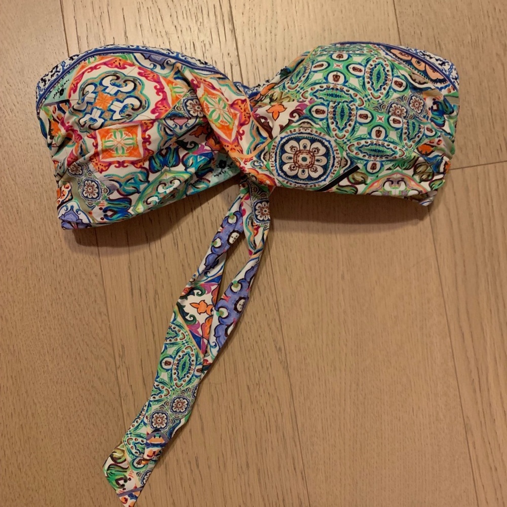 Nanette Lepore Greek Tiles bandeau top - small